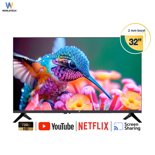 Worldtech LED Digital Smart TV HD Ready ทีวี โทรทัศน์ 32 นิ้ว สมาร์ทที ...