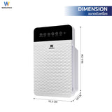 Worldtech เครื่องฟอกอากาศ Air Purifier รุ่น WT-P30 มอก.รับรอง พื้นที่ 20-30 ตร.ม. + รีโมท รับประกัน 1 ปี