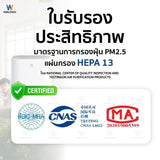 Worldtech เครื่องฟอกอากาศ Air Purifier มอก.รับรอง รุ่น WT-P80 พื้นที่ 40-55 ตร.ม.  + รีโมท ประกัน1ปี
