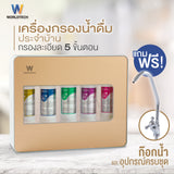 Worldtech เครื่องกรองน้ำล้างผัก ตัวกรอง 5 ขั้นตอน รุ่น WT-WP5S-D800 ประกัน 1 ปี