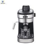 Worldtech Xpresso เครื่องชงกาแฟ ชา กึ่งอัตโนมัติ พร้อมชุดด้ามชง  Coffee Machine รุ่น WT-CM8_SIL