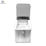 Worldtech เครื่องทำน้ำแข็งอัตโนมัติ รุ่น WT-IM700_Silver ทำน้ำแข็งใน 6-9 นาที   Ice Maker+ แถมฟรีที่ตัก