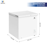 Worldtech ตู้แช่แช็ง ตู้แช่แข็งฝาทึบ 2.3Q. จุ 66 L. รุ่น WT-FZ70_WHT  รับประกัน 3 ปี Chest Freezer