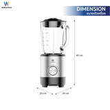 Worldtech เครื่องปั่นน้ำผลไม้ 500W จุ 1.5L. รุ่น เครื่องปั่นอเนกประสงค์ รุ่น WT-PB500