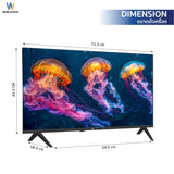 Worldtech  LED TV Analog อนาลอค ทีวี HD Ready โทรทัศน์ ขนาด 32 นิ้ว