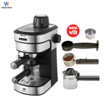 Worldtech Xpresso เครื่องชงกาแฟ ชา กึ่งอัตโนมัติ พร้อมชุดด้ามชง  Coffee Machine รุ่น WT-CM8_SIL