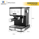 Worldtech Xpresso เครื่องชงกาแฟอัตโนมัติ เครื่องชงกาแฟสด เอสเปรสโซ่ แรงดัน 20 บาร์ รุ่น WT-CM15