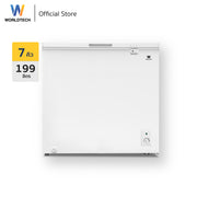 Worldtech ตู้แช่แข็งฝาทึบ สลับโหมดแช่แข็งและแช่เย็น รุ่น WT-FZ200 ขนาด 7Q จุ 199 ลิตร