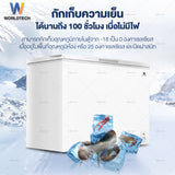 Worldtech ตู้แช่แข็ง รุ่น WT-FZ300 ตู้แช่อเนกประสงค์ ตู้แช่นมแม่ Chest Freezer
