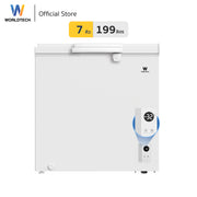 Worldtech ตู้แช่แข็งฝาทึบ ระบบดิจิทัล สลับโหมดแช่แข็งและแช่เย็น รุ่น WT-FZE200 ขนาด 7Q จุ 199 ลิตร