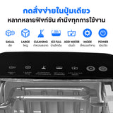 Worldtech เครื่องทำน้ำแข็งอัตโนมัติ รุ่น WT-IM700_Silver ทำน้ำแข็งใน 6-9 นาที   Ice Maker+ แถมฟรีที่ตัก