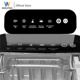 Worldtech เครื่องทำน้ำแข็งอัตโนมัติ รุ่น WT-IM700_Silver ทำน้ำแข็งใน 6-9 นาที   Ice Maker+ แถมฟรีที่ตัก