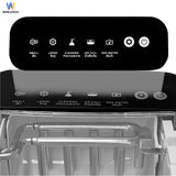 Worldtech เครื่องทำน้ำแข็งอัตโนมัติ รุ่น WT-IM700_Silver ทำน้ำแข็งใน 6-9 นาที   Ice Maker+ แถมฟรีที่ตัก