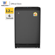 Worldtech เครื่องซักผ้าฝาบน ขนาด 12KG รุ่น WT-MB120-620_Grey