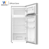 Worldtech ตู้เย็น 2 ประตู ขนาด 4 คิว รุ่น WT-MRF-112 ความจุ 112 ลิตร ตู้แช่ ตู้เย็น 2 ประตู รับประกัน 3 ปี