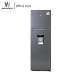 Worldtech ตู้เย็น 2 ประตู ขนาด 9 คิว 255 ลิตร พร้อมที่กดน้ำ รุ่น WT-MRF-265W รับประกัน 3 ปี