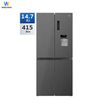 [ใหม่] Wordltech ตู้เย็น 4 ประตู Multi-Door 14.7 คิว 415 ลิตร ระบบ Inverter เงียบ ประหยัดไฟ รุ่น WT-MRF-431W