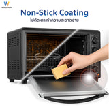 Worldtech เตาอบไฟฟ้า 60 ลิตร รุ่น WT-OV60L_BLKDG  กระจกนิรภัย 2 ชั้น เคลือบ Non-Stick