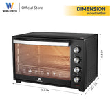 Worldtech เตาอบไฟฟ้า Oven 60L รุ่น WT-OV60L_BLK ขนาด 60 ลิตร รับประกัน 1 ปี