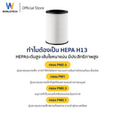 Worldtech ไส้กรอง เครื่องฟอกอากาศ รุ่น WT-P110-Filter HEPA 13
