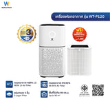[ใหม่] Worldtech เครื่องฟอกอากาศ PM2.5 HEPA13 Air Purifier รองรับพื้นที่ 70–90 ตร.ม. รุ่น WT-P120