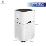 [ใหม่] Worldtech เครื่องฟอกอากาศ PM2.5 HEPA13 Air Purifier รองรับพื้นที่ 70–90 ตร.ม. รุ่น WT-P120
