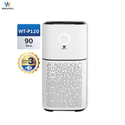 [ใหม่] Worldtech เครื่องฟอกอากาศ PM2.5 HEPA13 Air Purifier รองรับพื้นที่ 70–90 ตร.ม. รุ่น WT-P120