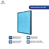 Worldtech ไส้กรอง เครื่องฟอกอากาศ รุ่น WT-P30-Filter HEPA 11