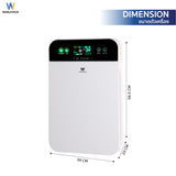Worldtech เครื่องฟอกอากาศ Air Purifier รุ่น WT-P40 มอก.รับรอง พื้นที่ 40 ตร.ม. + รีโมท ประกัน1ปี