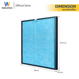 Worldtech ไส้กรองเครื่องฟอกอากาศ ไส้กรอง HEPA13 สำหรับเครื่องฟอกอากาศ รุ่น P50, P70, P80