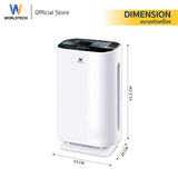 Worldtech เครื่องฟอกอากาศ Air Purifier รุ่น WT-P70 มอก.รับรอง + รีโมท