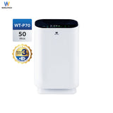 Worldtech เครื่องฟอกอากาศ Air Purifier รุ่น WT-P70 มอก.รับรอง พื้นที่ 40-50 ตร.ม. + รีโมท ประกัน1ปี