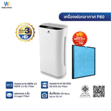 Worldtech เครื่องฟอกอากาศ Air Purifier มอก.รับรอง รุ่น WT-P80 พื้นที่ 40-55 ตร.ม.  + รีโมท ประกัน1ปี