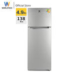 Worldtech ตู้เย็น 2 ประตู 4.9 คิว ความจุ 138 ลิตร รุ่น WT-RF138 ตู้เย็นประหยัดไฟเบอร์ 5 รับประกัน 3 ปี