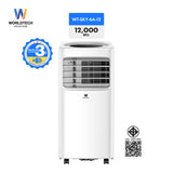 Worldtech แอร์เคลื่อนที่ 12000 BTU รุ่น WT-SKY-6A-12 หน้าจอ LED พร้อมรีโมทควบคุม ทำงานเงียบ