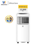 Worldtech แอร์เคลื่อนที่ 12000 BTU รุ่น WT-SKY-6A-12 หน้าจอ LED พร้อมรีโมทควบคุม ทำงานเงียบ