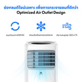 Worldtech แอร์เคลื่อนที่ 12000 BTU รุ่น WT-SKY-6A-12 หน้าจอ LED พร้อมรีโมทควบคุม ทำงานเงียบ