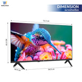 Worldtech LED Digital Smart TV HD Ready  ทีวี โทรทัศน์ 32 นิ้ว  สมาร์ททีวี Wifi Netflix YouTube Internet