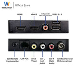 Worldtech  Android Smart TV Full HD ทีวี 43 นิ้ว แอนดรอย สมาร์ททีวี  Wifi Netflix YouTube Internet