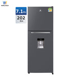 Worldtech ตู้เย็น 2 ประตู ขนาด 7.1 คิว รุ่น WT-MRF-225W_SIL ความจุ 202 ลิตร รับประกัน 3 ปี