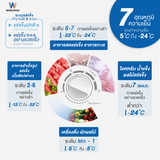 Worldtech ตู้แช่ 2 ระบบ แช่เย็นและแช่แข็ง ขนาด 14.1Q ความจุ 400 ลิตร รับระกัน 3 ปี รุ่น WT-FZ400