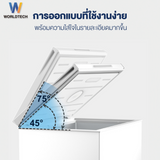 Worldtech ตู้แช่ 2 ระบบ แช่เย็นและแช่แข็ง ขนาด 14.1Q ความจุ 400 ลิตร รับระกัน 3 ปี รุ่น WT-FZ400