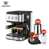 Worldtech Xpresso เครื่องชงกาแฟ ชา อัตโนมัติ พร้อมชุดด้ามชง ทำกาแฟ Coffee Machine รุ่น WT-CM15