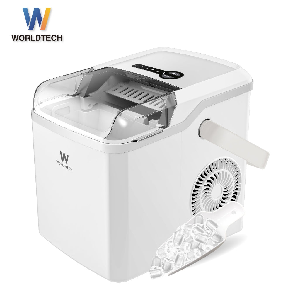 Worldtech เครื่องทำน้ำแข็ง รุ่น WT-IM600 ทำน้ำแข็งใน 6-9 นาที ความจุถั – Worldtech-Thailand