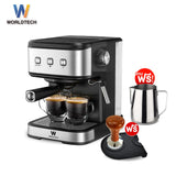 Worldtech Xpresso เครื่องชงกาแฟ ชา อัตโนมัติ พร้อมชุดด้ามชง ทำกาแฟ Coffee Machine รุ่น WT-CM15