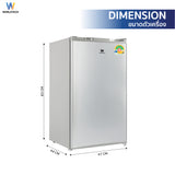 Worldtech ตู้เย็น 3.3 คิว ความจุ 92 ลิตร ตู้เย็นขนาดเล็ก รุ่น WT-RF101